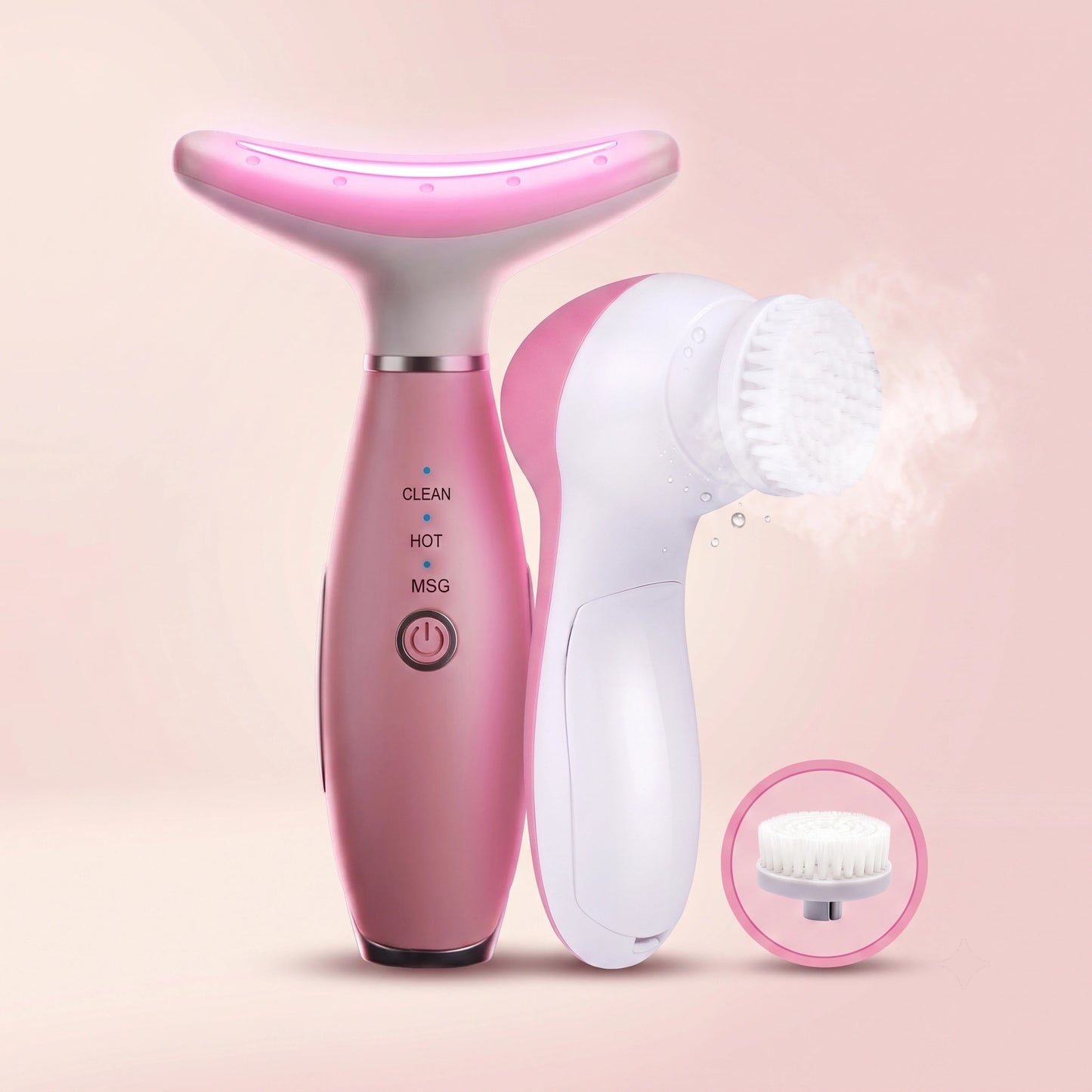 LumaSculpt Wand + Velvet Spin Brush